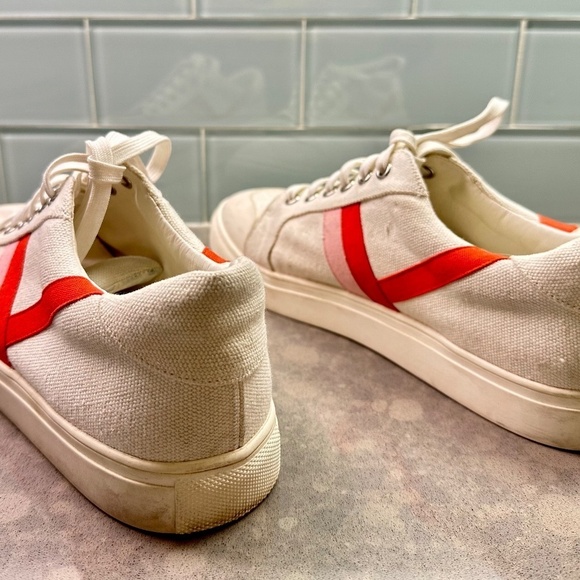 BP Sneaker with Pink Stripes | Size 9.5 - Picture 5 of 8